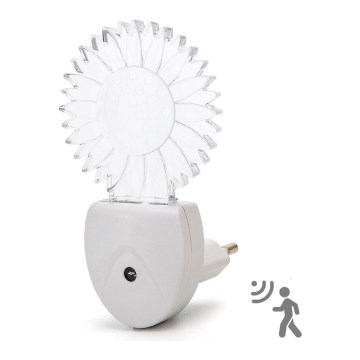 Aigostar - LED RGB Nachtlampje met sensor LED/0,5W/230V zonlicht