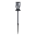 Aigostar - LED RGB Solar lamp LED/0,006W/1,2V 35,5 cm 100 mAh mat chroom IP44