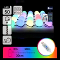 Aigostar - LED RGBIC decoratieve lichtsnoer 25xLED/5W/USB 10 m multicolor