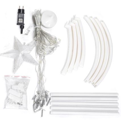 Aigostar - LED RGBICW buiten kerstdecoratie 165xLED/230V 1,8m IP44 + afstandsbediening