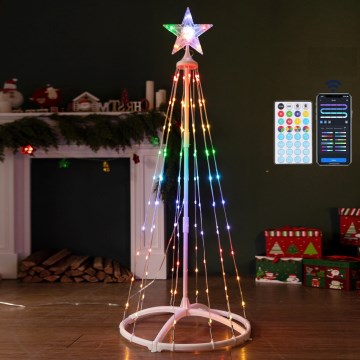 Aigostar - LED RGBICW buiten kerstdecoratie 165xLED/230V 1,8m IP44 + afstandsbediening