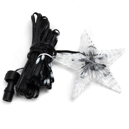 Aigostar - LED RGBICW Guirlande d'extérieur intelligente MESH 50xLED 5m IP44 + télécommande