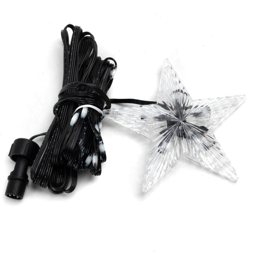Aigostar - LED RGBICW Guirlande d'extérieur intelligente MESH 50xLED 5m IP44 + télécommande