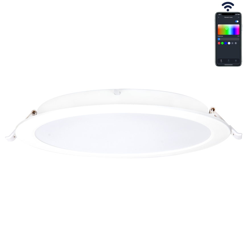 Aigostar - LED RGBW Dimbare en hangende badkamer verlichting MESH Smart LED/18W/230V 2700-6500K IP44