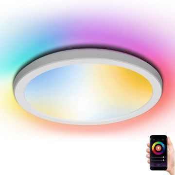 Aigostar - LED RGBW Dimbaar Plafondlamp LED/25W/230V 2700-6500K Wi-Fi