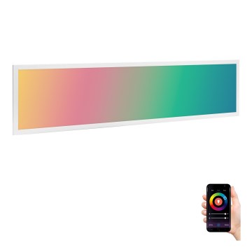 Aigostar - LED RGBW Dimbaar plafondpaneel MESH LED/36W/230V 2700-6500K 120x30 cm