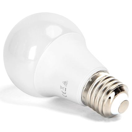 Aigostar - Dimbare LED RGBW-lamp A60 E27/8W/230V 3000K + afstandsbediening