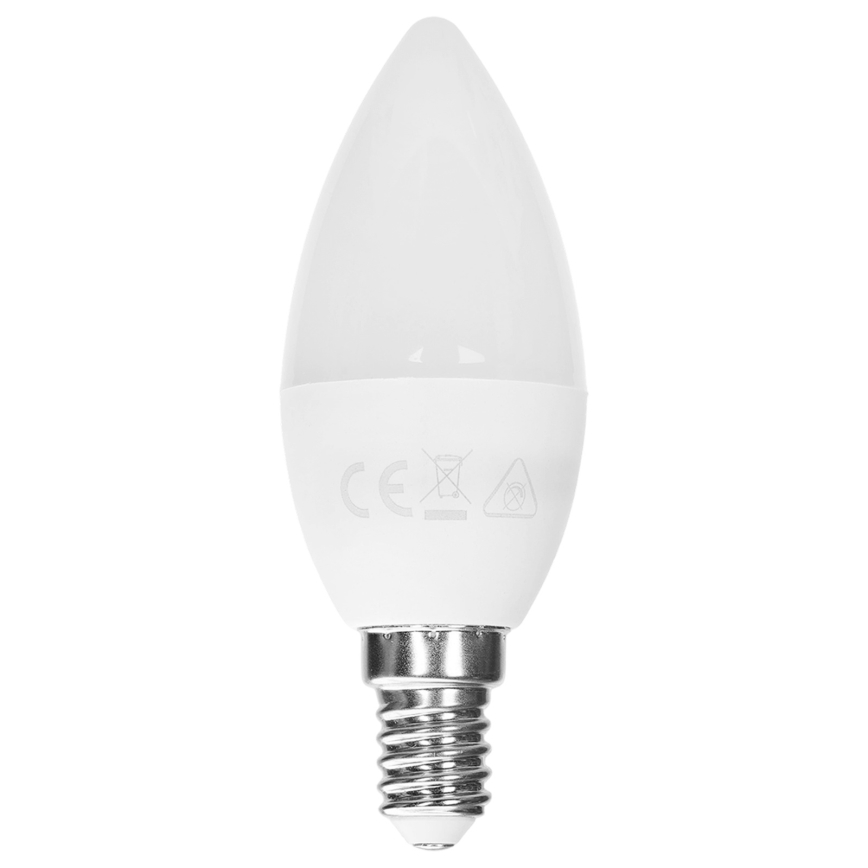 Aigostar - RGBW dimbare LED-lamp C37 E14/6W/230V 3000K + afstandsbediening