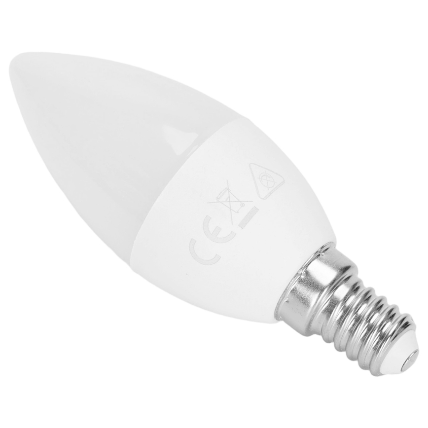 Aigostar - RGBW dimbare LED-lamp C37 E14/6W/230V 3000K + afstandsbediening