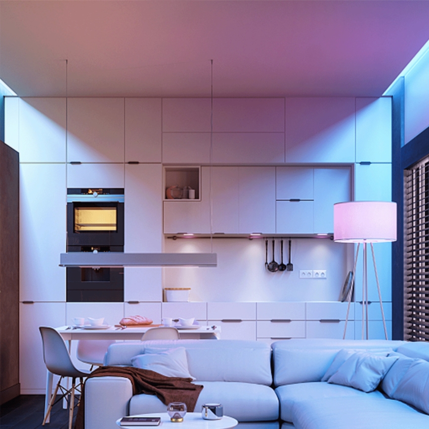 Aigostar - Dimbare LED RGBW-lamp E27/10W/230V 3000K + afstandsbediening