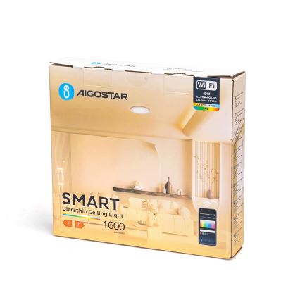 Aigostar - LED RGBW Dimbare plafondlamp LED/19W/230V 2700-6500K Wi-Fi