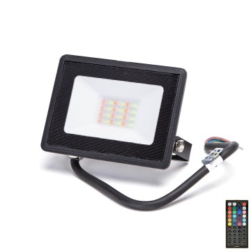 Aigostar - LED RGBW dimbare schijnwerper LED/20W/230V IP65 + afstandsbediening