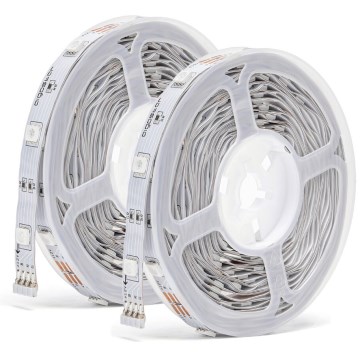 Aigostar - LED RGBW dimbare strip LED/18W/12V 2x5 m Wi-Fi