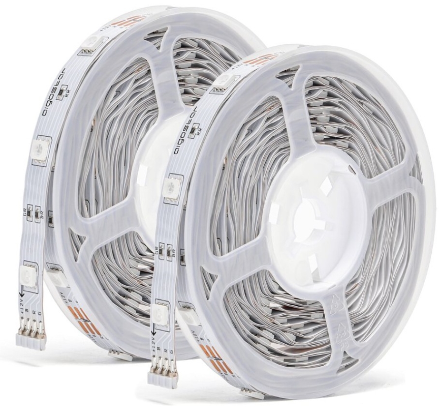 Aigostar - LED RGBW dimbare strip LED/18W/12V 2x5 m Wi-Fi