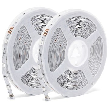 Aigostar - LED RGBW dimbare strip LED/48W/12V 2x7,5 m Wi-Fi