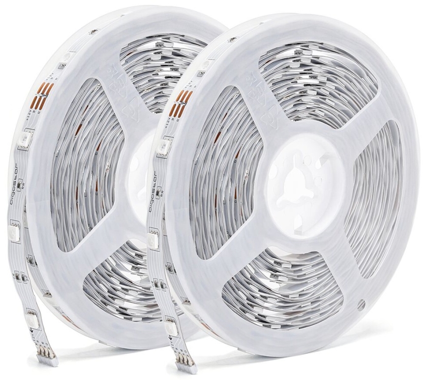 Aigostar - LED RGBW dimbare strip LED/48W/12V 2x7,5 m Wi-Fi