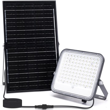 Aigostar - LED RGBW Dimbare zonne-schijnwerper LED/150W/3,4V IP66 + afstandsbediening