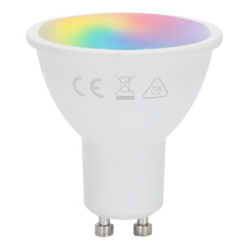 Aigostar - LED RGBW-lamp GU10/4,8W/230V 3000K + afstandsbediening