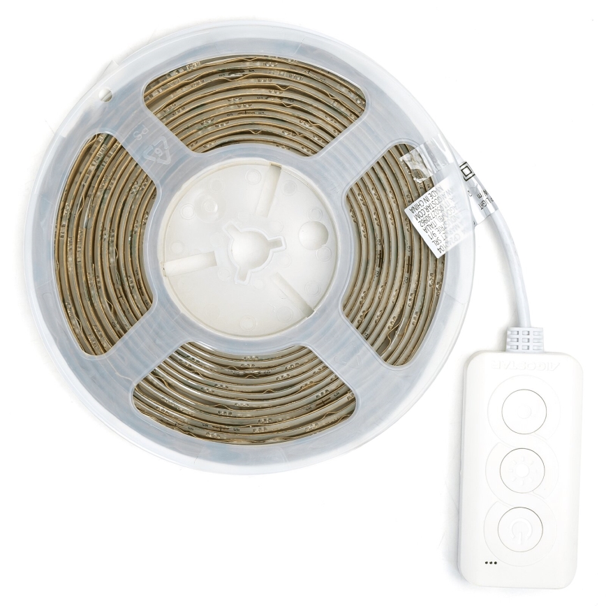 Aigostar - LED RGBW dimbare strip 5m MESH Smart LED/24W/230V 2700-6500K + afstandsbediening