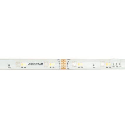 Aigostar - LED RGBW dimbare strip 5m MESH Smart LED/24W/230V 2700-6500K + afstandsbediening