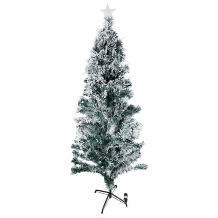 Aigostar - LED-buitenkerstboom 205 LED-lampjes / 8 functies, 1,8 m, IP44, meerkleurig