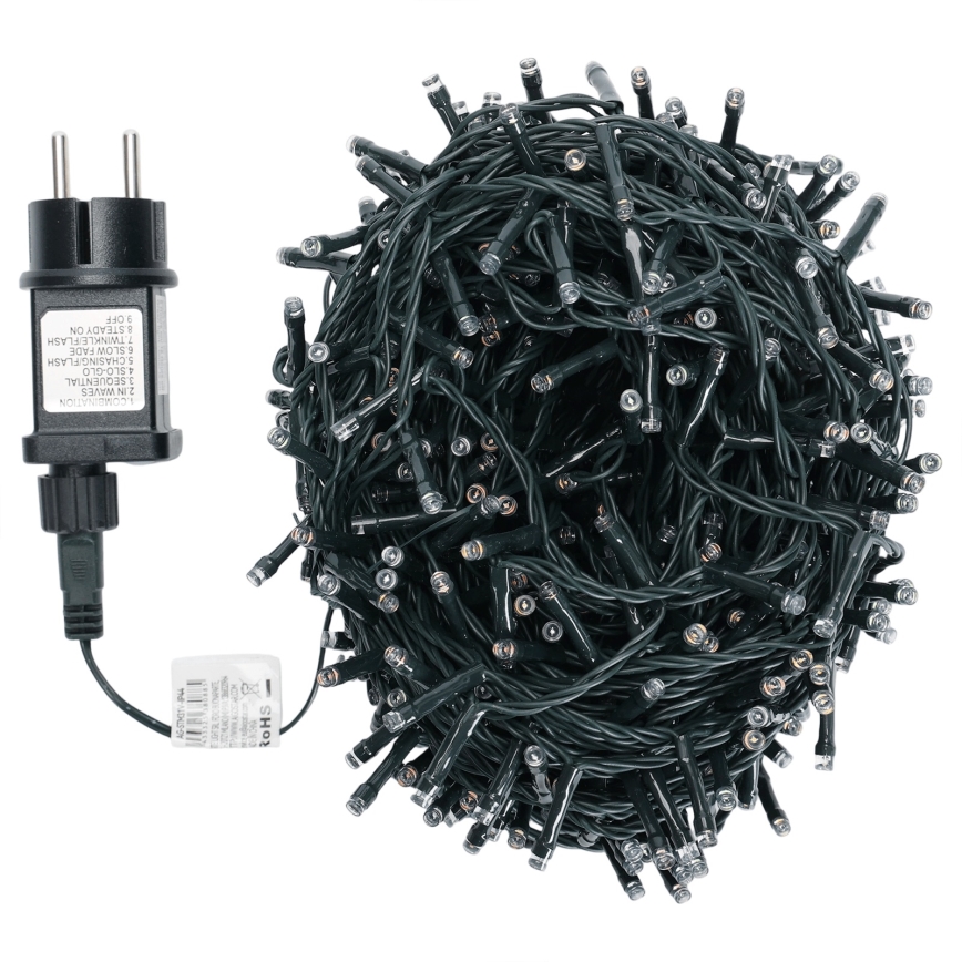 Aigostar - LED RGBY buiten kerstsnoer 600 LEDs/8 functies 30 m IP44
