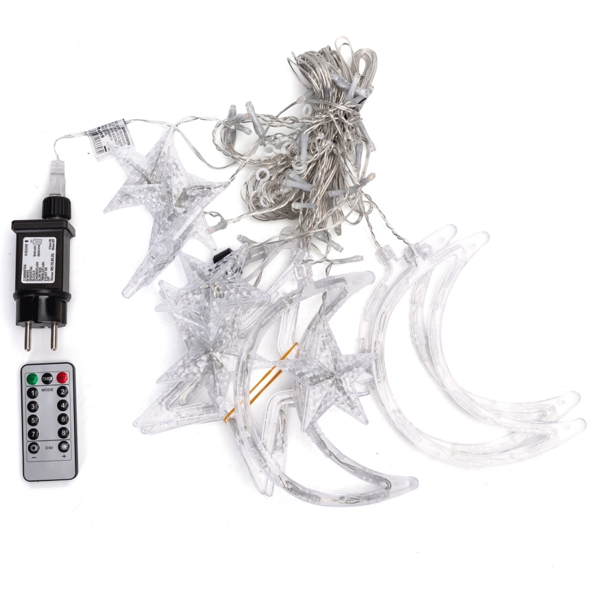 Aigostar - LED RGBY Buitensnoer 120xLED/8 functies 3x0,6m IP44 multicolor + afstandsbediening
