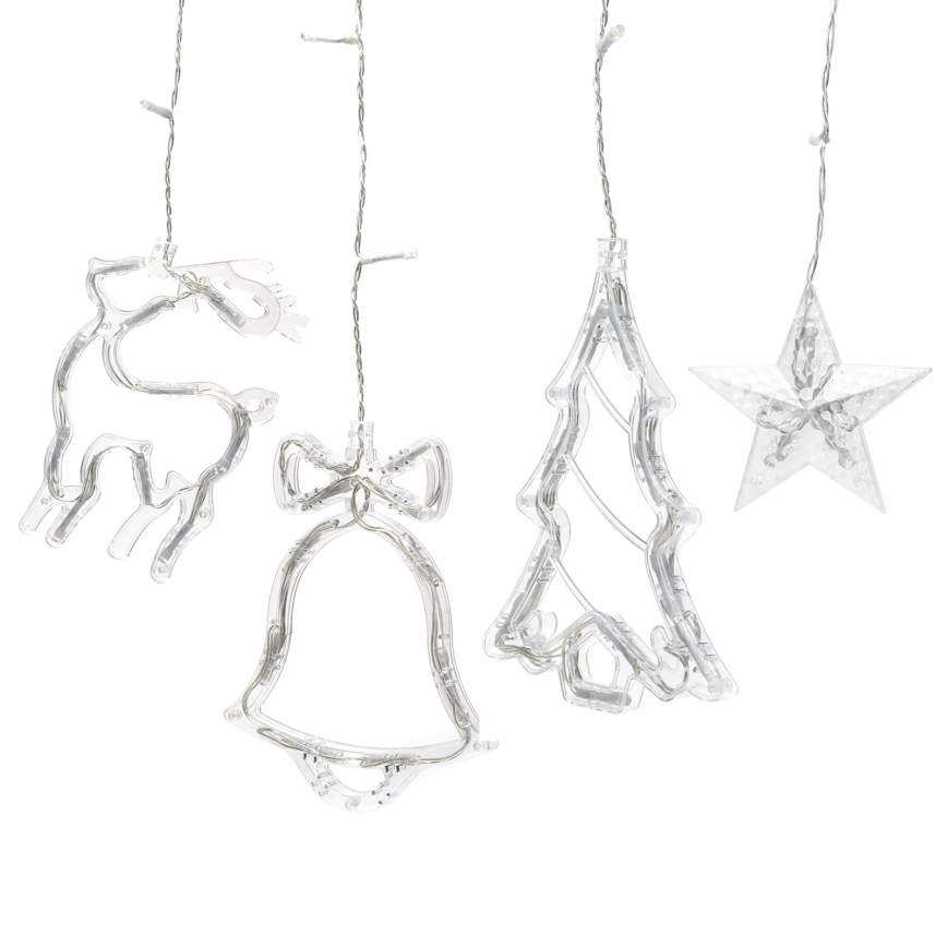 Aigostar - Guirlande de Noël LED RGBY extérieure 120xLED/8 fonctions 3x0,6m IP44 multicolore + télécommande