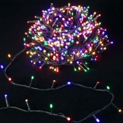 Aigostar - Guirlande lumineuse de Noël d'extérieur LED RGBY, 600 LED, 8 fonctions, 30 m, IP44
