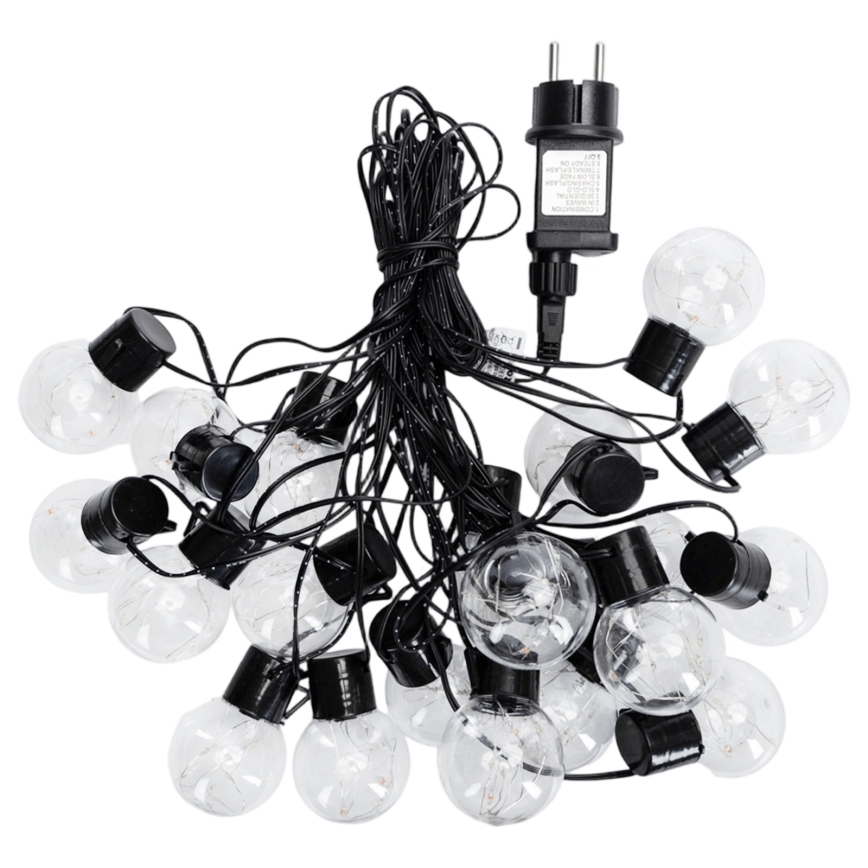 Aigostar - Guirlande lumineuse décorative d'extérieur 160 LED, 10 m, IP44, multicolore