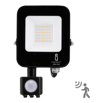 Aigostar - LED Schijnwerper met Sensor LED/20W/230V 4000K IP65
