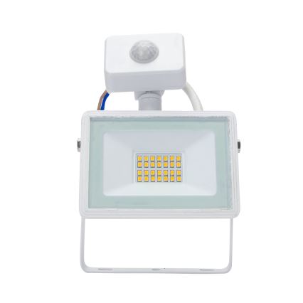 Aigostar - LED Schijnwerper met Sensor LED/20W/230V 4000K IP65 wit