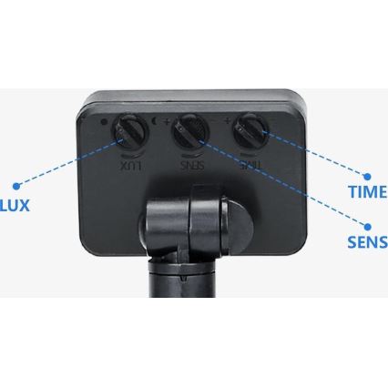 Aigostar - LED Schijnwerper met sensor LED/50W/230V 4000K IP65 zwart