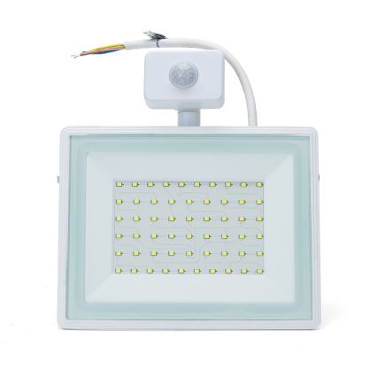 Aigostar - LED Schijnwerper met Sensor LED/50W/230V 6400K IP65 wit