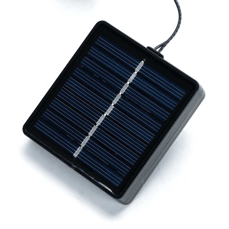 Aigostar - LED Solar decoratie 60xLED/3,5m IP65 warm wit olijf