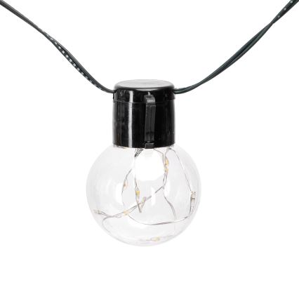 Aigostar - LED Solar Kerst lichtsnoer 20xLED/8 Functies 11,5m IP65 Meerdere kleuren