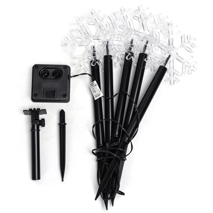Aigostar - LED Solar Kerstmis lamp LED/0,054W/1,2V 1m IP65 koud wit
