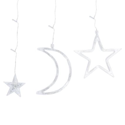 Aigostar - LED zonne-kerstlichtsnoer 120xLED/8 functies 3x0,6m 500 mAh IP65 koud wit