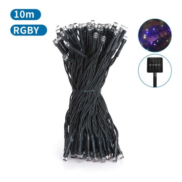 Aigostar - LED Solar kerstverlichting 100xLED/8 functies 12m IP65 multicolor
