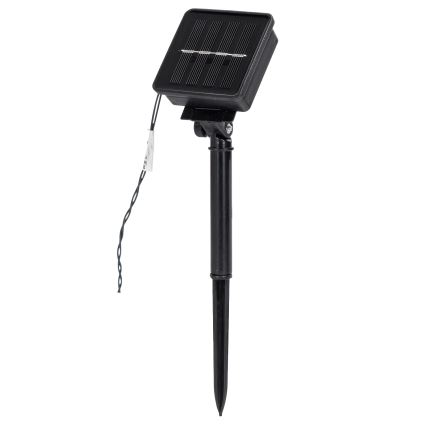 Aigostar - LED zonne-kerstsnoer 200xLED/8 functies 22m IP65 koel wit 800 mAh