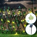 Aigostar - LED Solar ketting 56xLED/2x0,4m IP65 300 mAh warm wit ivy