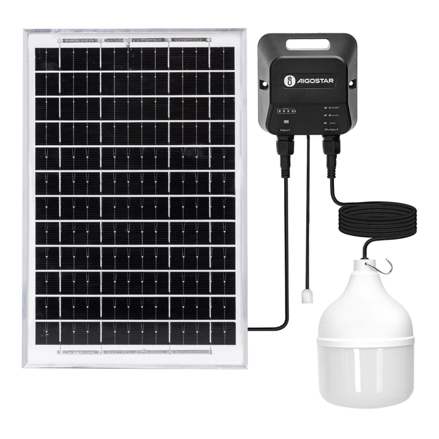 Aigostar - LED Solar kroonluchter LED/70W/12V 6000 mAh 6500K diameter 12 cm + afstandsbediening