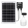 Aigostar - LED Solar kroonluchter LED/70W/12V 6000 mAh 6500K diameter 12 cm + afstandsbediening