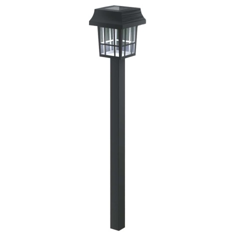 Aigostar - LED Solar lamp LED/0,006W/1,2V 32 cm zwart 6500K IP44