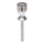 Aigostar - LED Solar lamp LED/0,006W/1,2V 35,5cm mat chroom 3000K IP44