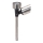 Aigostar - LED Solar lamp LED/0,006W/1,2V 37,5cm mat chroom 2700K IP44