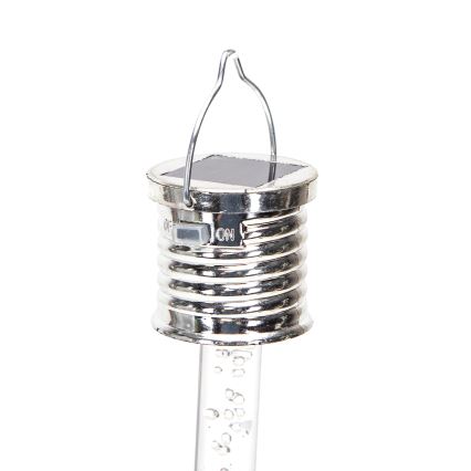 Aigostar - LED Solar lamp LED/0,006W/1,2V chroom 6500K IP44