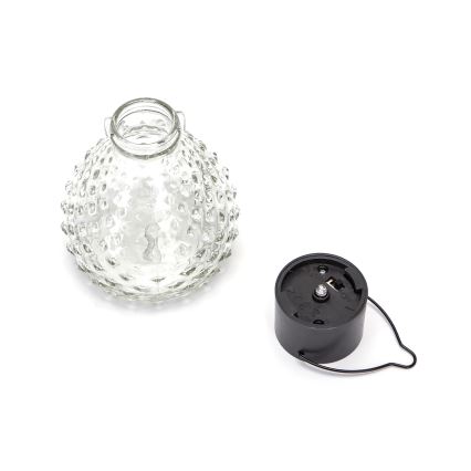 Aigostar - LED Solar lamp LED/0,006W/1,2V zwart 2700K IP44