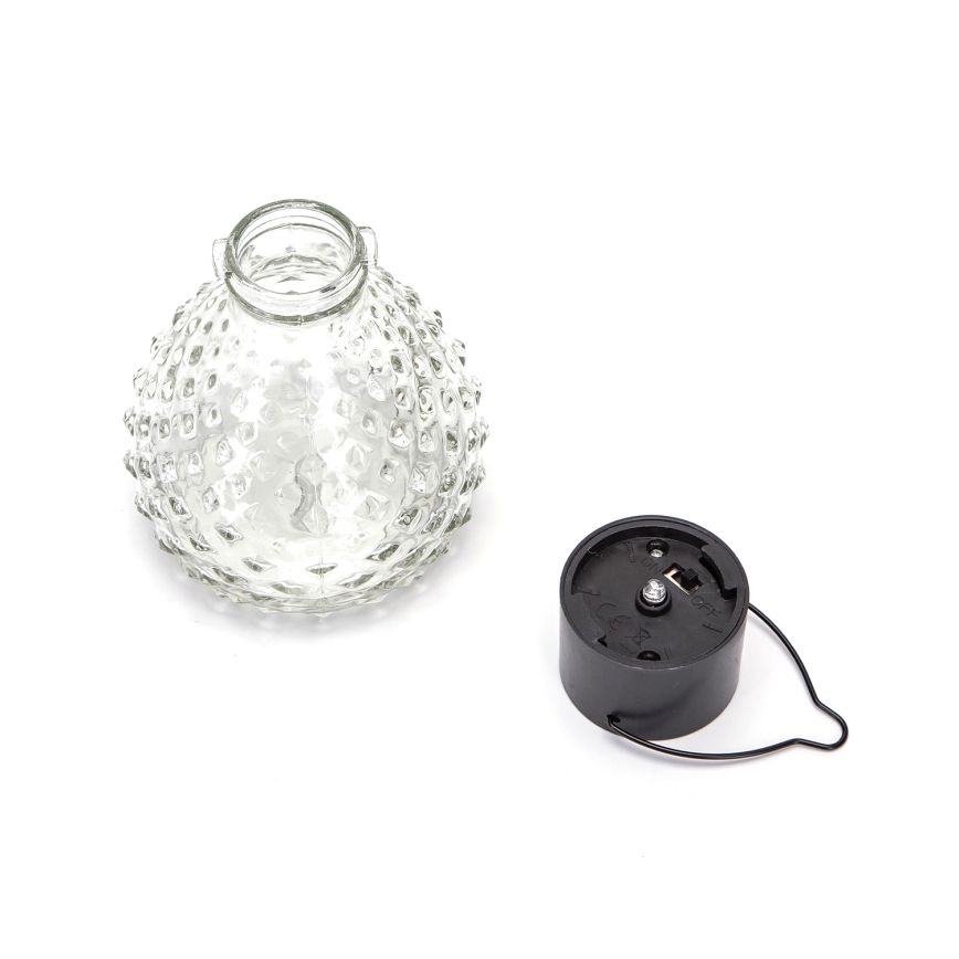 Aigostar - LED Solar lamp LED/0,006W/1,2V zwart 2700K IP44