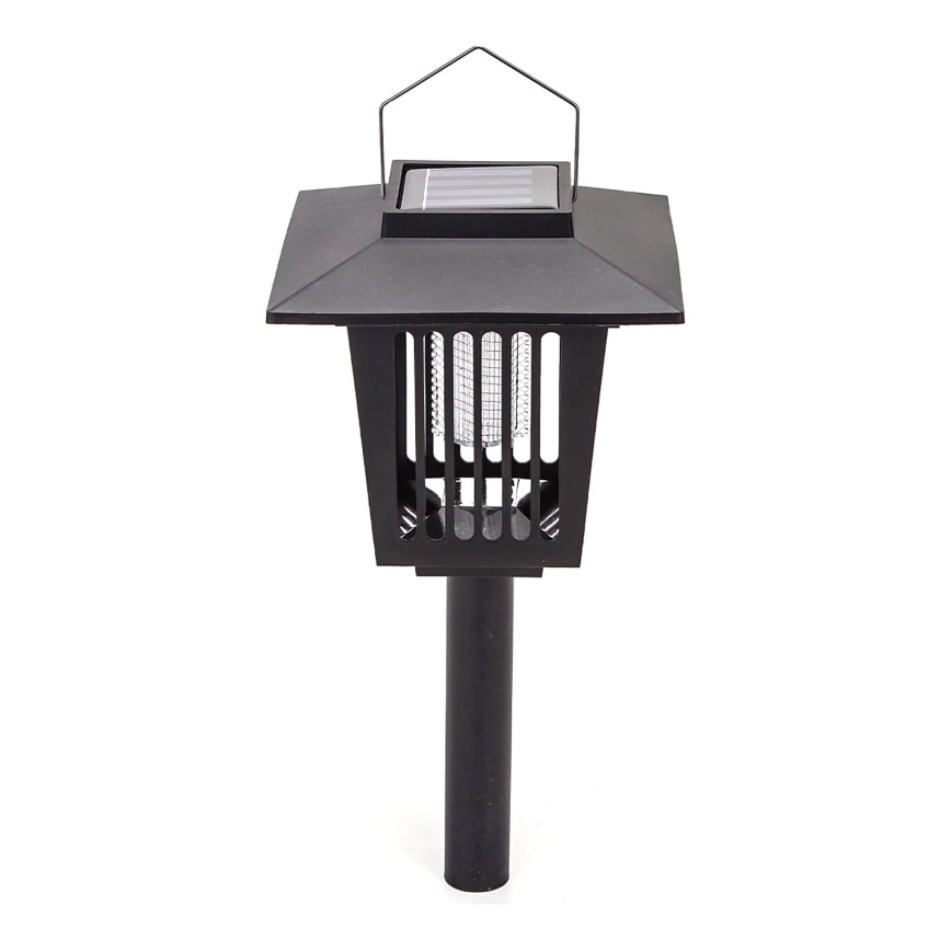 Aigostar - LED Solar lamp met een insectenval LED/0,03W/1,2V 55,2cm zwart 6500K 300 mAh IP44